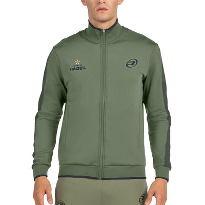 Bullpadel Men's Pindaro Premier Padel Sweatshirt Khaki