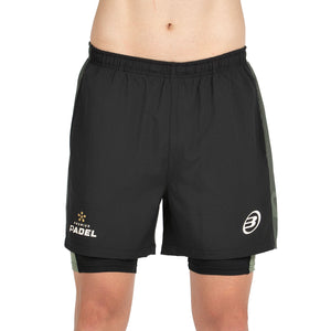 Bullpadel Men's Pingu Premier Padel Shorts Black