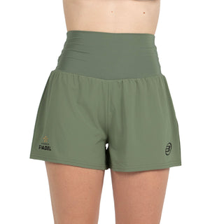 Bullpadel Women's Pitan Premier Padel Shorts Khaki