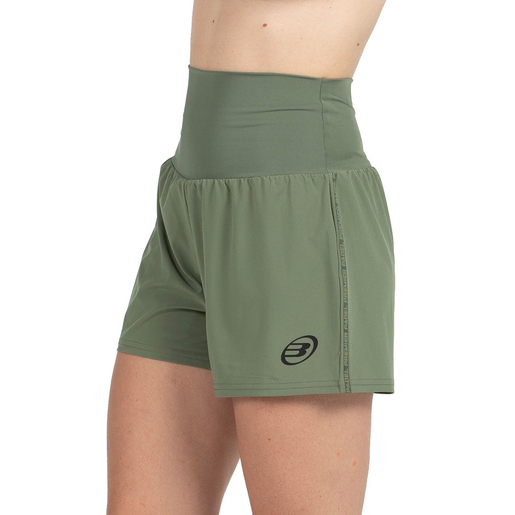 Bullpadel Women's Pitan Premier Padel Shorts Khaki