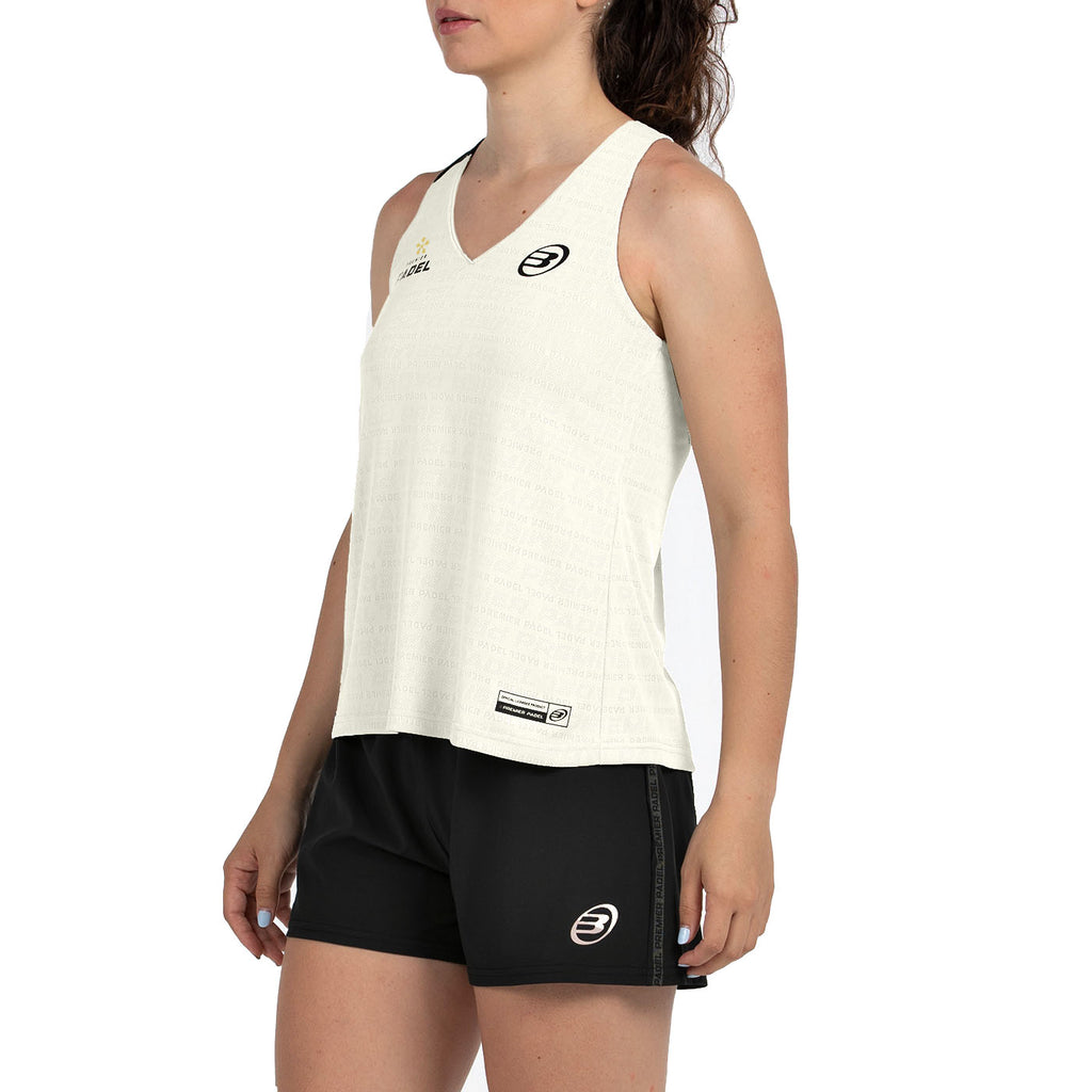 Bullpadel Women's Piura Premier Padel Tank Top Ecru