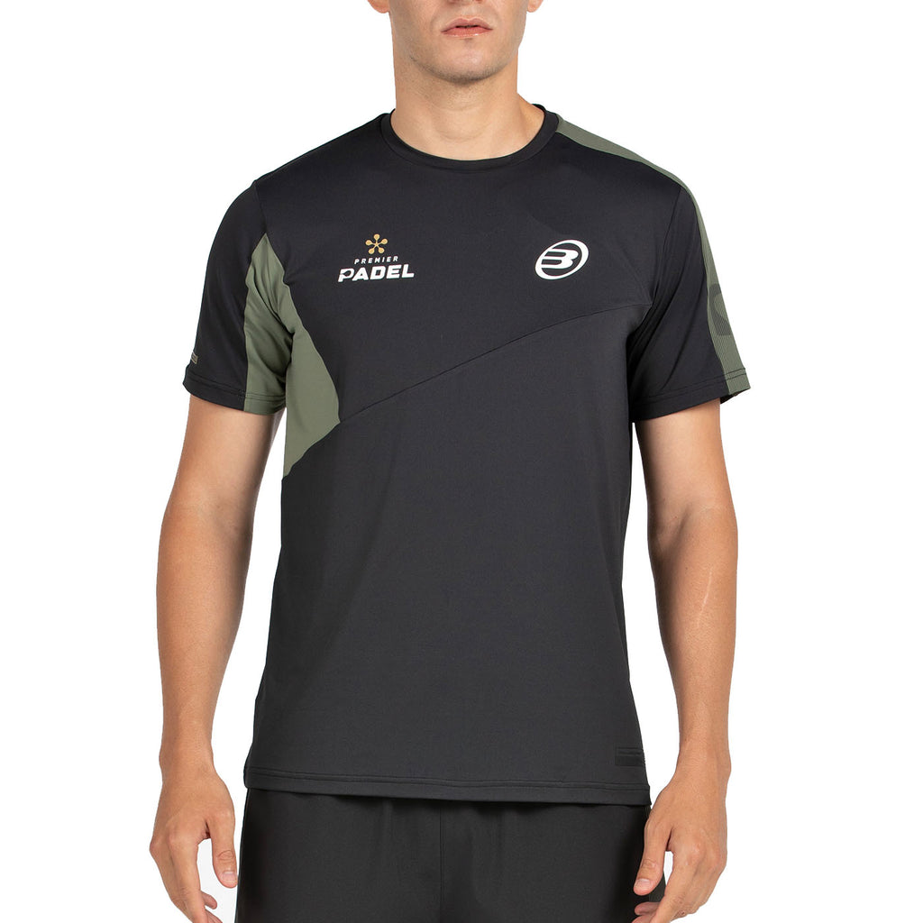 Bullpadel Men's Pocate Premier Padel T-Shirt Black