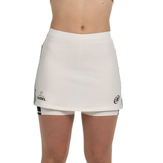 Bullpadel Women's Portoa Premier Padel Skirt Ecru
