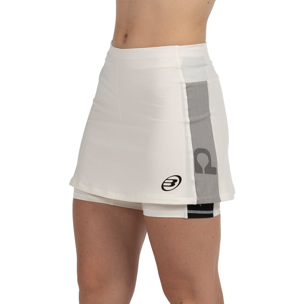 Bullpadel Women's Portoa Premier Padel Skirt Ecru