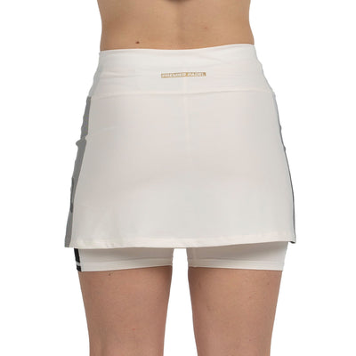 Bullpadel Women's Portoa Premier Padel Skirt Ecru
