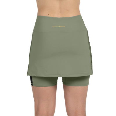Bullpadel Women's Portoa Premier Padel Skirt Khaki