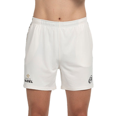 Bullpadel Men's Preux Premier Padel Shorts Ecru