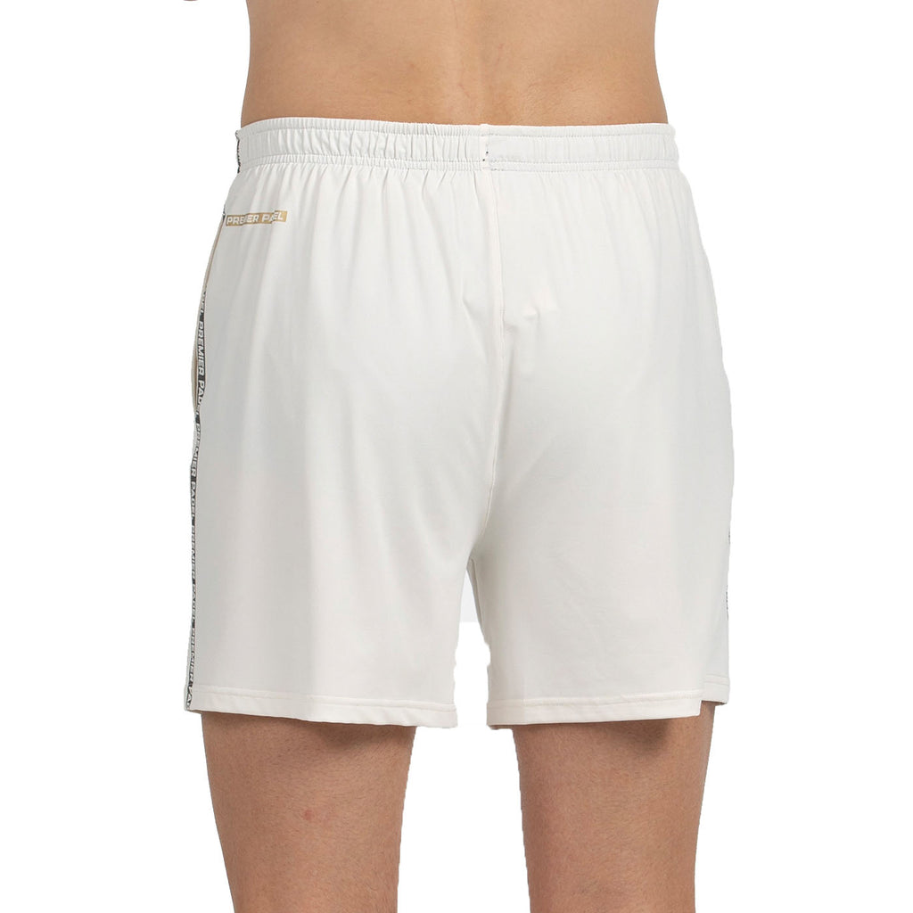 Bullpadel Men's Preux Premier Padel Shorts Ecru