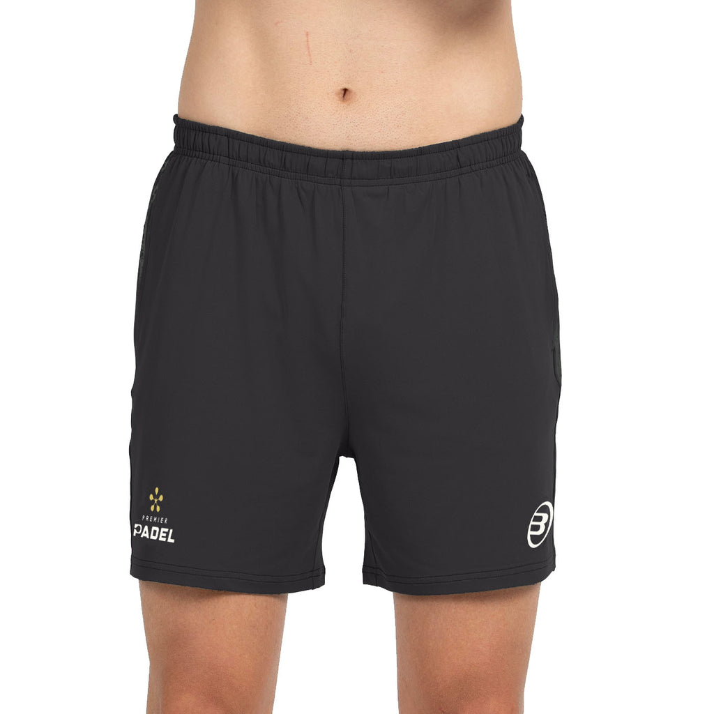 Bullpadel Men's Preux Premier Padel Shorts Black