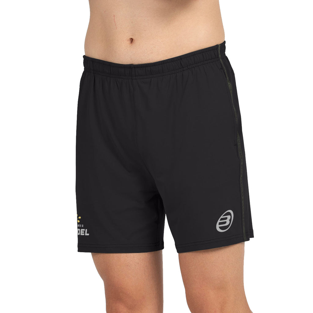 Bullpadel Men's Preux Premier Padel Shorts Black