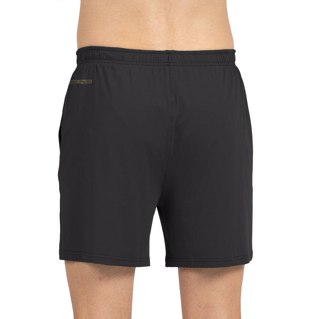 Bullpadel Men's Preux Premier Padel Shorts Black