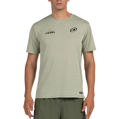 Bullpadel Men's Prilep Premier Padel T-Shirt Eucalyptus