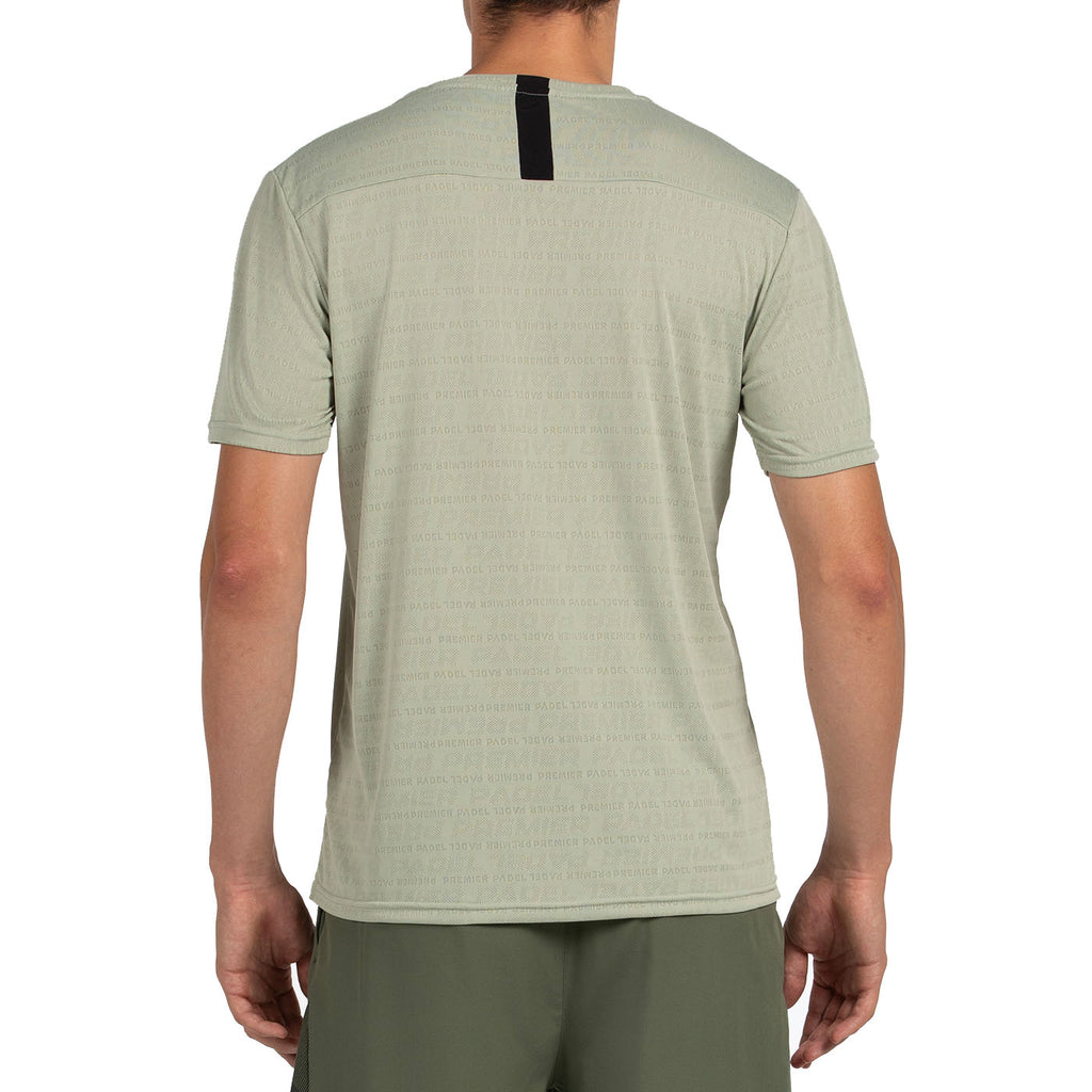 Bullpadel Men's Prilep Premier Padel T-Shirt Eucalyptus