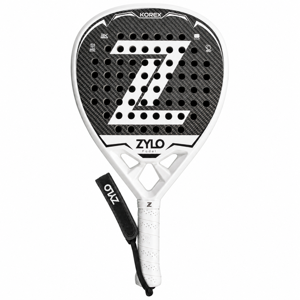 Zylo Korex Padel Racket White
