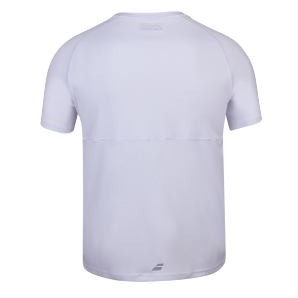 Babolat Mens Play Crew Neck Tee White | Great Discounts - PDHSports