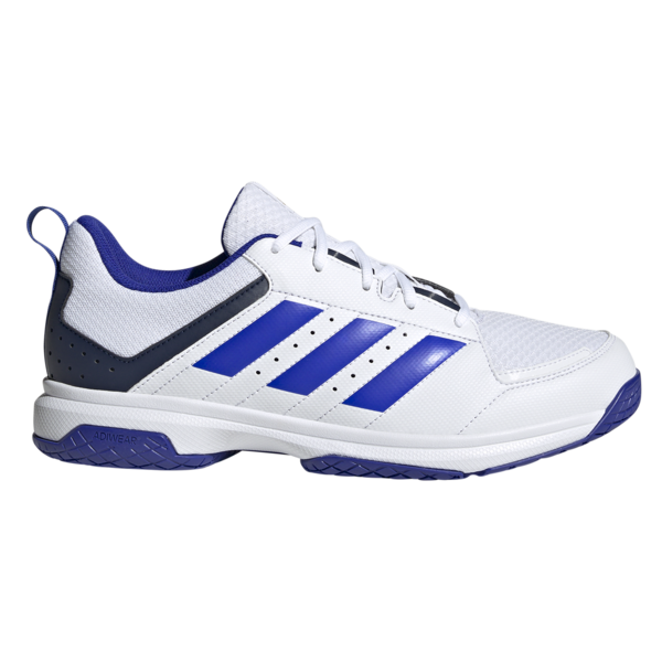 Adidas Ligra 7 Mens Indoor Court Shoes White Cloud Lucid Blue | Great ...