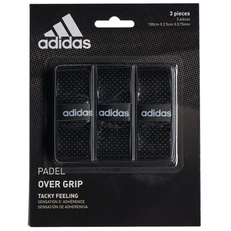 científico Empresario Sueño áspero Adidas Padel Overgrip Black - 3 Pack | Great Discounts - PDHSports