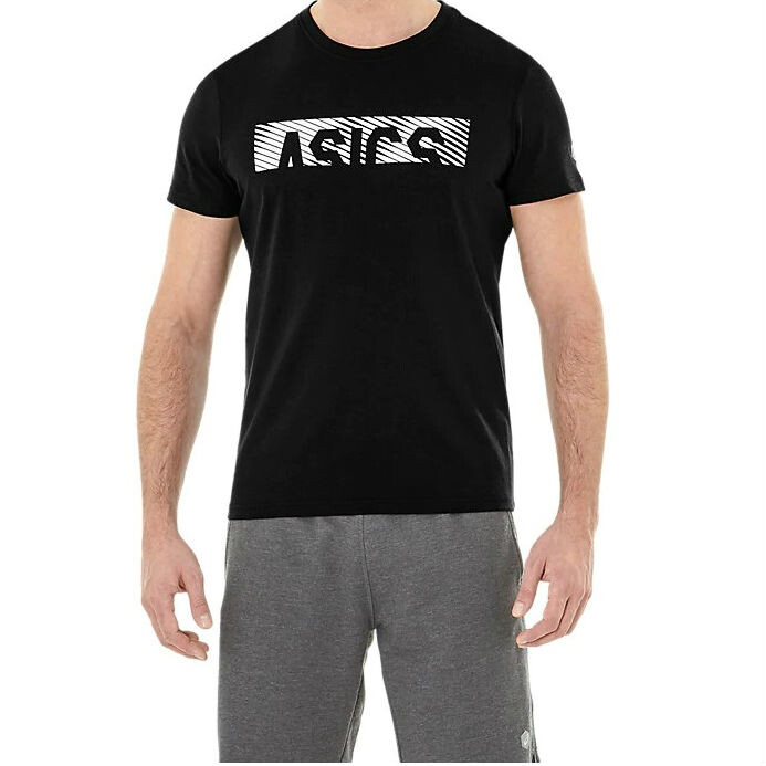 Essential Diagonal Men's T-Shirt Black 