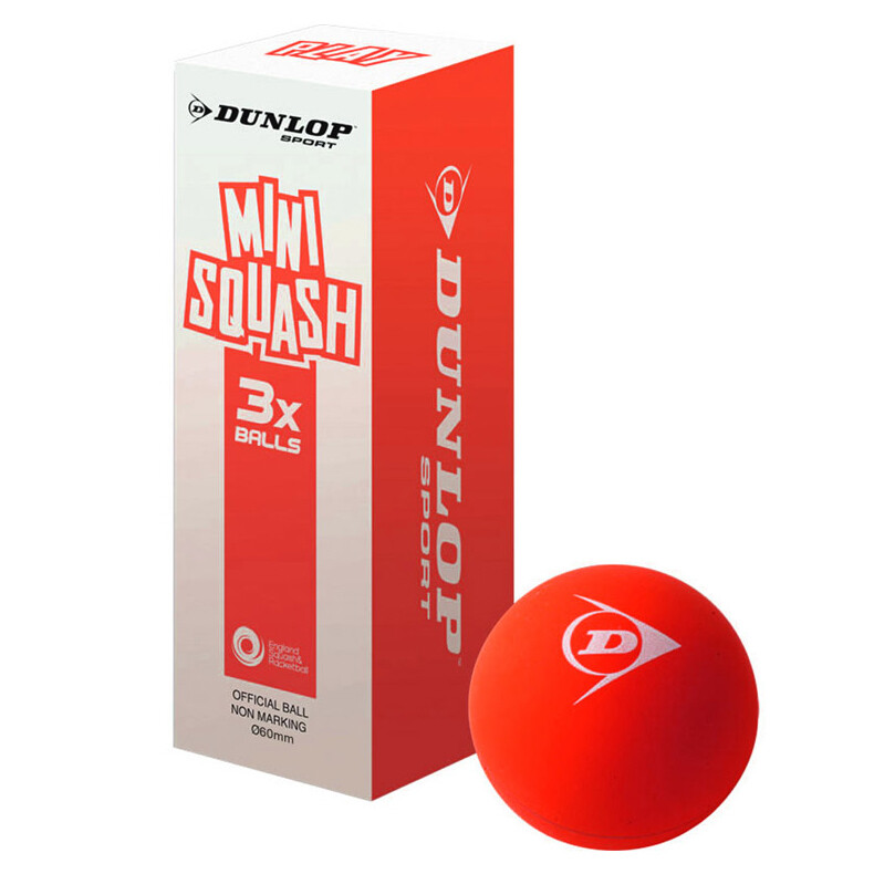 picknick Komst Toerist Dunlop Red Mini Squash FUN Balls 3 Pack | Great Discounts - PDHSports