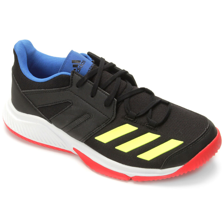 Adidas Essence Indoor Men's Shoes Black Yellow | Great Discounts - PDHSports